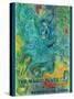 Mozart’s The Magic Flute - Metropolitan Opera - Vintage Opera Poster 1966-Marc Chagall-Stretched Canvas