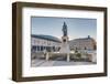 Mozart Statue on Mozart Square (Mozartplatz) at Salzburg, Austri-Anibal Trejo-Framed Photographic Print