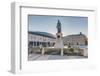 Mozart Statue on Mozart Square (Mozartplatz) at Salzburg, Austri-Anibal Trejo-Framed Photographic Print