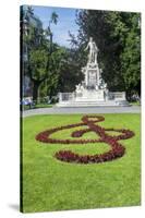 Mozart Statue, Vienna, Austria-Jim Engelbrecht-Stretched Canvas