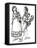 MOZART: THE MARRIAGE OF-Moritz Ludwig von Schwind-Framed Stretched Canvas