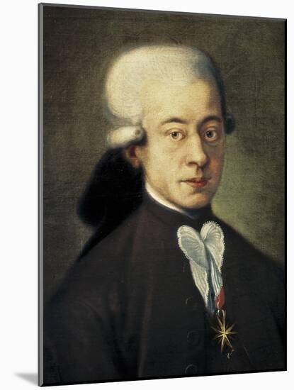 Mozart, Wolfgang Amadeus (1756-1791)-null-Mounted Art Print