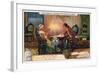 Mozart Working on the Overture for Don Giovanni, 1787-null-Framed Giclee Print