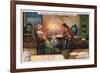 Mozart Working on the Overture for Don Giovanni, 1787-null-Framed Giclee Print