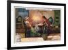 Mozart Working on the Overture for Don Giovanni, 1787-null-Framed Giclee Print