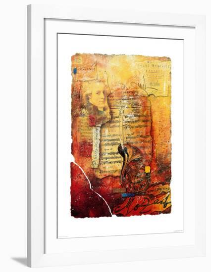 Mozart-P^ Klinge-Framed Art Print