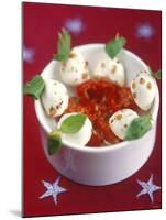 Mozzarella and Tomatoes on Sticks-Jean Cazals-Mounted Photographic Print