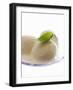 Mozzarella with Basil on Plastic Spoon-Marc O^ Finley-Framed Photographic Print