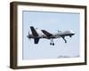 MQ-9 Reaper Drone on a Training Mission Above Creech Air Force Base, Aug. 2008-null-Framed Photo