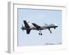 MQ-9 Reaper Drone on a Training Mission Above Creech Air Force Base, Aug. 2008-null-Framed Photo