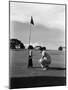 Mr. Ainar Westley and His Son Mike on the Golf Course at the Canlubang Sugarcane Plantation-Carl Mydans-Mounted Photographic Print