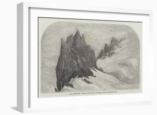 Mr Albert Smith's Ascent of Mont Blanc, the Grands Mulets-Samuel Read-Framed Giclee Print