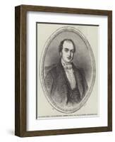 Mr Alderman Sidney, from the Testimonial Presented to Him by the Court of Aldermen-null-Framed Giclee Print