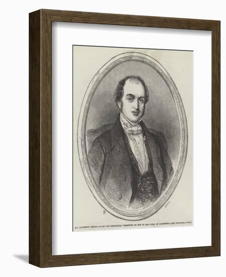 Mr Alderman Sidney, from the Testimonial Presented to Him by the Court of Aldermen-null-Framed Giclee Print