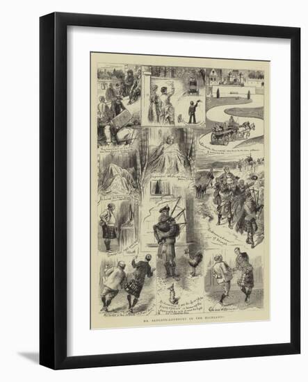 Mr Aldgate-Lothbury in the Highlands-null-Framed Giclee Print