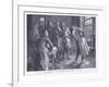 Mr Alexander's Levee in the Kings Bench Prison AD 1830-Henry Gillard Glindoni-Framed Giclee Print