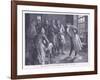 Mr Alexander's Levee in the Kings Bench Prison AD 1830-Henry Gillard Glindoni-Framed Giclee Print