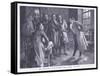 Mr Alexander's Levee in the Kings Bench Prison AD 1830-Henry Gillard Glindoni-Framed Stretched Canvas