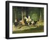 Mr. and Mrs. A Mosselman and their Two Daughters, 1848-Alfred Dedreux-Framed Giclee Print