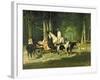 Mr. and Mrs. A Mosselman and their Two Daughters, 1848-Alfred Dedreux-Framed Giclee Print