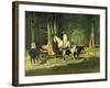 Mr. and Mrs. A Mosselman and their Two Daughters, 1848-Alfred Dedreux-Framed Giclee Print