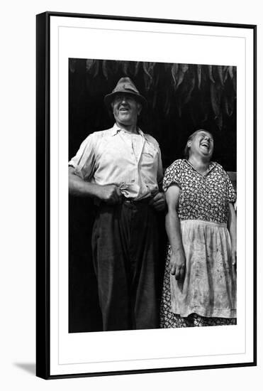 Mr. and Mrs. Andrew Lyman, Polish Tobacco Farmers-Jack Delano-Framed Stretched Canvas