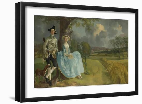 Mr and Mrs Andrews, 1750-Thomas Gainsborough-Framed Giclee Print