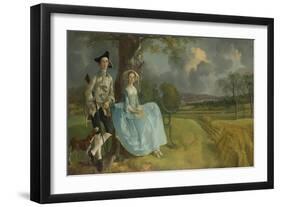 Mr and Mrs Andrews, 1750-Thomas Gainsborough-Framed Giclee Print