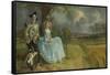 Mr and Mrs Andrews, 1750-Thomas Gainsborough-Framed Stretched Canvas