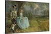 Mr and Mrs Andrews, 1750-Thomas Gainsborough-Stretched Canvas