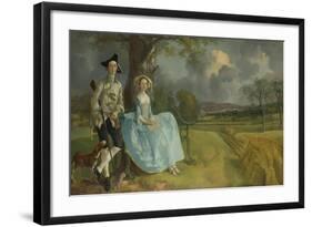 Mr and Mrs Andrews, 1750-Thomas Gainsborough-Framed Giclee Print