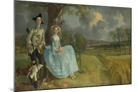 Mr and Mrs Andrews, 1750-Thomas Gainsborough-Mounted Giclee Print