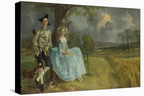 Mr and Mrs Andrews, 1750-Thomas Gainsborough-Stretched Canvas
