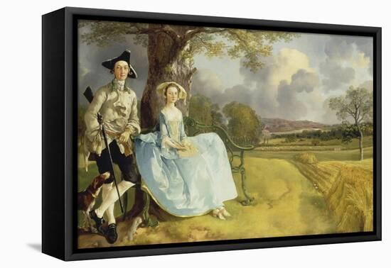 Mr and Mrs Andrews, about 1750-Thomas Gainsborough-Framed Stretched Canvas