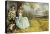 Mr and Mrs Andrews, about 1750-Thomas Gainsborough-Stretched Canvas