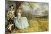 Mr and Mrs Andrews, about 1750-Thomas Gainsborough-Mounted Giclee Print