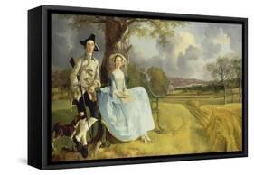 Mr and Mrs Andrews. About 1750-Thomas Gainsborough-Framed Stretched Canvas