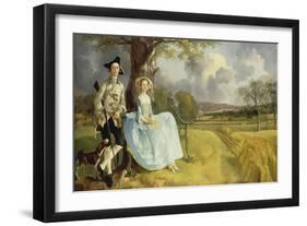 Mr and Mrs Andrews. About 1750-Thomas Gainsborough-Framed Giclee Print