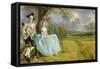 Mr. and Mrs. Andrews, circa 1748-9-Thomas Gainsborough-Framed Stretched Canvas