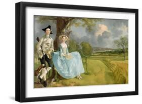 Mr. and Mrs. Andrews, circa 1748-9-Thomas Gainsborough-Framed Giclee Print