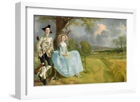 Mr. and Mrs. Andrews, circa 1748-9-Thomas Gainsborough-Framed Giclee Print