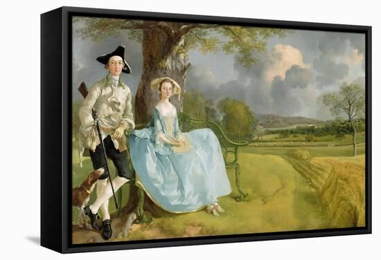 Mr. and Mrs. Andrews, circa 1748-9-Thomas Gainsborough-Framed Stretched Canvas