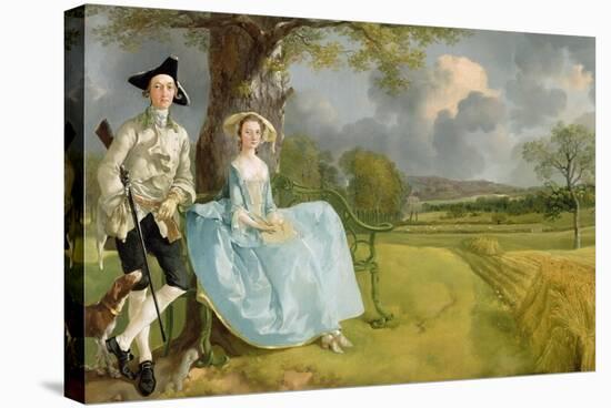 Mr. and Mrs. Andrews, circa 1748-9-Thomas Gainsborough-Stretched Canvas