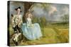 Mr. and Mrs. Andrews, circa 1748-9-Thomas Gainsborough-Stretched Canvas