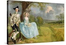 Mr. and Mrs. Andrews, circa 1748-9-Thomas Gainsborough-Stretched Canvas