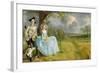 Mr. and Mrs. Andrews, circa 1748-9-Thomas Gainsborough-Framed Giclee Print