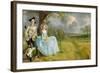 Mr. and Mrs. Andrews, circa 1748-9-Thomas Gainsborough-Framed Giclee Print