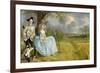 Mr. and Mrs. Andrews, circa 1748-9-Thomas Gainsborough-Framed Giclee Print