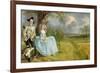 Mr. and Mrs. Andrews, circa 1748-9-Thomas Gainsborough-Framed Giclee Print