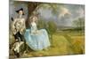 Mr. and Mrs. Andrews, circa 1748-9-Thomas Gainsborough-Mounted Giclee Print